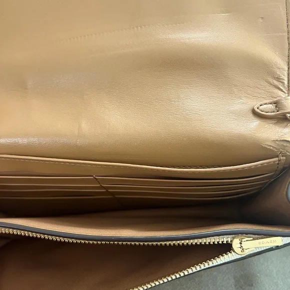 Coach Cream Floral Mini Crossbody Bag - Picture 7 of 14